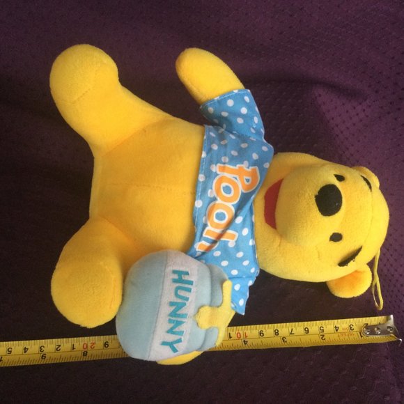 Hanging Winnie The Pooh Disney 8" Plush Hunny - Picture 2 of 5